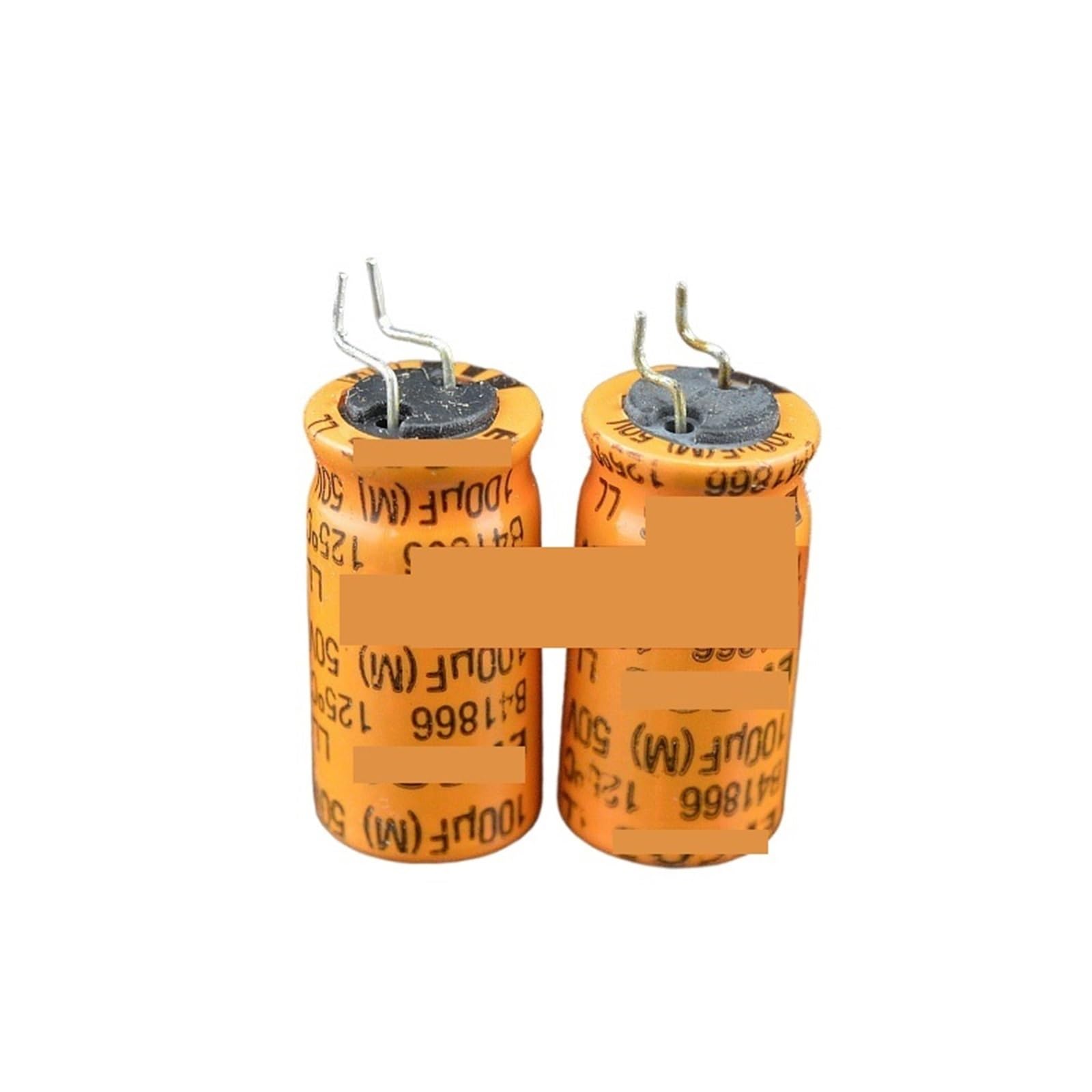 Condensateur 100uf 50v anti surchauffe 125°C pour circuit électronique