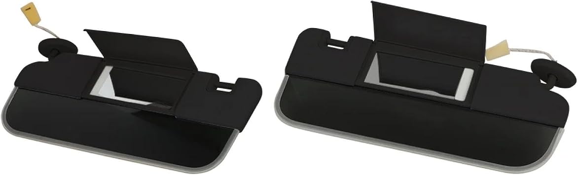 Sun Visor for Geely Monjaro Manjaro 2022-2023, Car Sun Visor Light Shadow Sunglasses with Light and Mirror SunshadeBlack Left and Right
