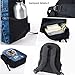 HUGS IDEA T-rex Dinosaur Backpack Teen Boys School Book bag with Lunch Box Pen Case 3 in 1