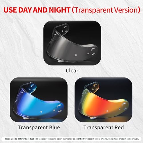 Image of PSLER Shatterproof Motorcycle Helmet Visor for Neotec 2 CNS-3,Transparent | Impact-Resistant ,UV400 Protection, Motorcycle Tinted Face Shield for Neotec 2 CNS-3,Visor Replacement