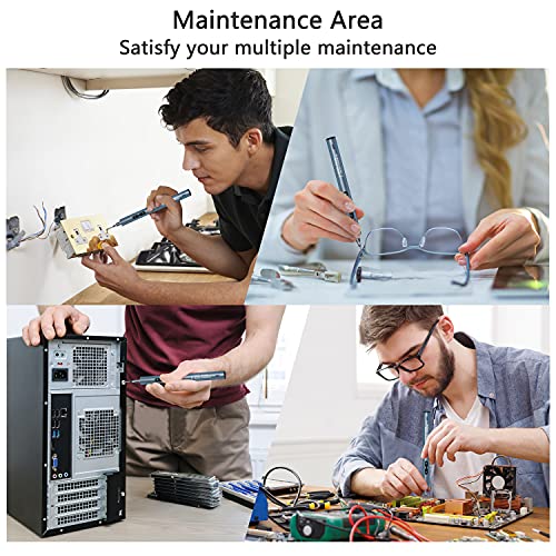 62 In 1 Mini Electric Screwdriver, Rechargeable Portable Small Cordless Electric Screwdriver Kit With Led Light And 48 Standard Screwdriver Heads, Handy Repair Tool For Phone Watch Camera Laptop. #TOP6