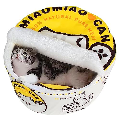 寵幸 Ramen Noodle Dog & Cat Bed,Keep Warm and Super Soft Creative Pet Nest for Indoor Cats,Removable Washable Cushion for Small Medium Large Dogs and Cats