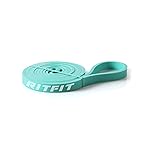 RitFit Pull Up Assist Band - Premium Resistance Band for Pull Up Assistance, Resistance Training, Body Stretching, Powerlifting, Mobility Training (8 Aqua)