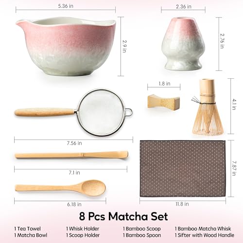 Veraelle Crystalline Glaze Matcha Set