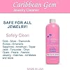 Caribbean Gem USA All Natural Banana & Coconut Oil Jewelry Cleaner with Polishing Cloth, For Gold, Silver and Precious Gems, Ammonia Free, Hypoallergenic Jewelry Cleaning Solution (16oz) #2