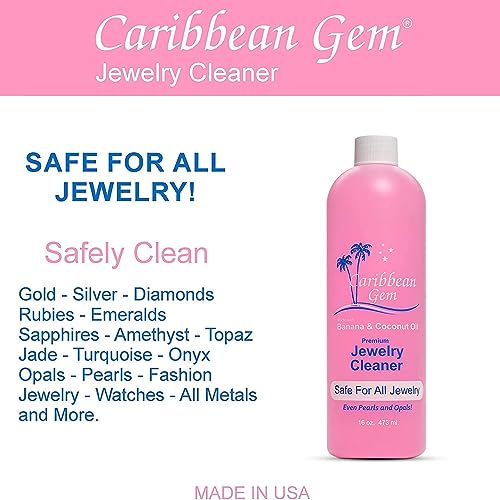 Caribbean Gem Banana & Coconut Oil Jewellery Cleaner 473 ml (16 oz.) Refill - Image 2