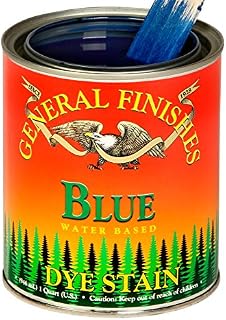 General Finishes Water Based Dye, 1 Pint, Blue