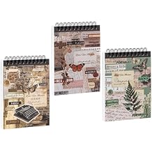 Aesthetic and Vintage Stickers for Journaling and Scrapbooking - 3 Sticker Books with 1693 Stickers for Journals, Planners and DIY Crafts