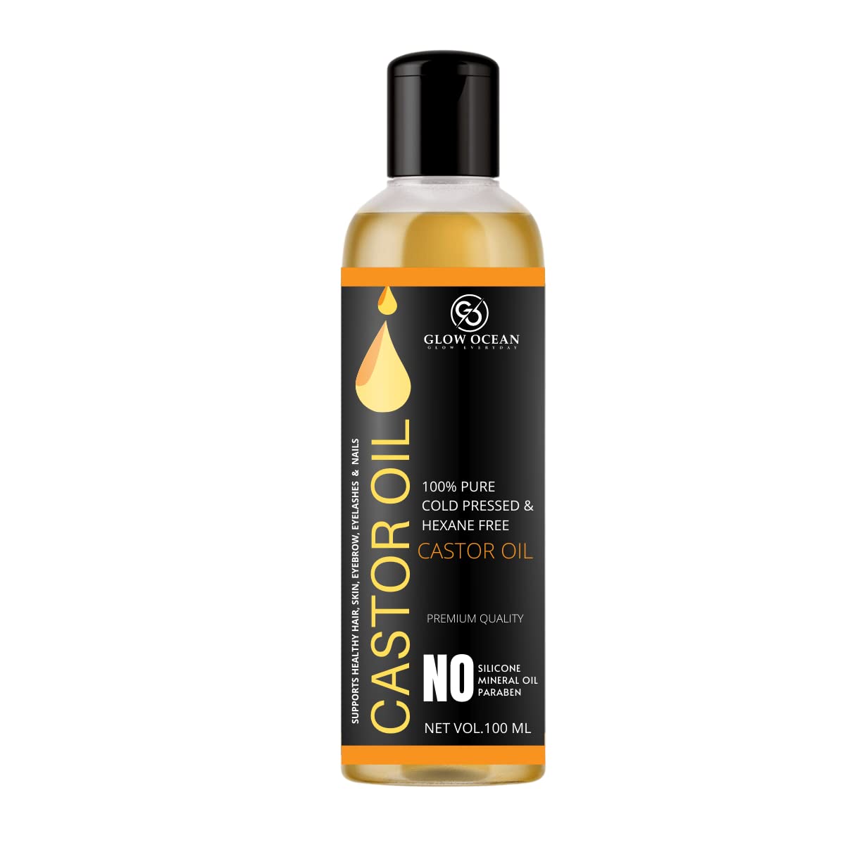 GlowOcean GlowOcean Cold-Pressed 100% Pure Castor oil-picture-51