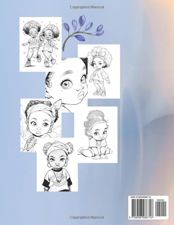Black Girls Magic Coloring Book: Perfect coloring book for children, kids, girls, toddlers, women, teens - Image 2