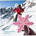 Snowboard Stomp Pad 3D Snowflake Snowboard Grip Pad Anti Skidding PVC Self Adhesive Snowboard Grip Stomp Pad