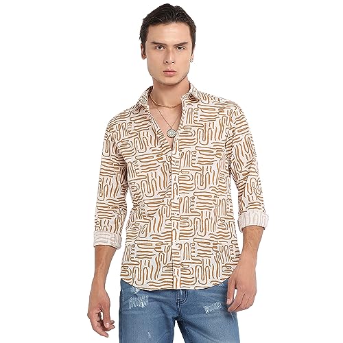 Image of Campus Sutra Men's Regular Fit Shirt