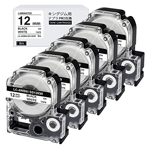 UNOKA 5Zbg ev 12mm  ݊ SS12K LOW ev e[v 12mm n e[vJ[gbW evpro xC^[p e[v SR170 SR750 SR-R680 SR-GL2 e[v 8m