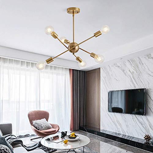 Preisvergleich Produktbild Bhesky American Style Kronleuchter Beleuchtung, Mid Century hängende Beleuchtung E27 Moderne Sputnik Leuchte Decke for Küche Esszimmer Wohnzimmer Foyer