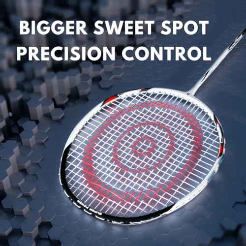 Kawasaki Badminton Set Professional Graphite Badminton Racket Lightweight & high Performance for Sports, Training and Entertainment Including 3 Badminton shuttlecocks & 2 overgrips & Carrying Bag