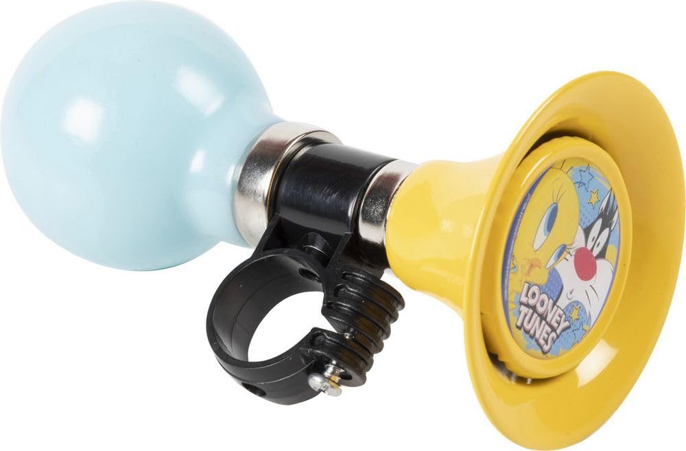 Trumpet cycle child girl bell bike Looney Tunes Titti Silvestro blue yellow