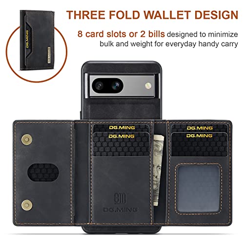 UDBKKDX 2 in 1 Detachable Wallet & Phone Case For Google Pixel 7A - Image 3