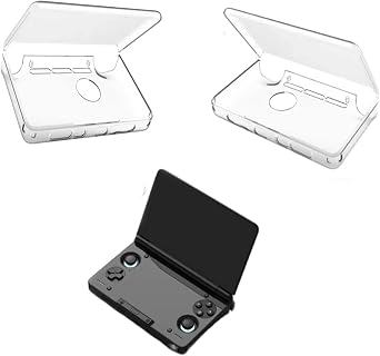 SAMTN Case for Ayn Thor, TPU Handheld Console Grip, Transparent Protective Cover Shockproof and Scratch-Resistant Shell Case Cover for Ayn Thor