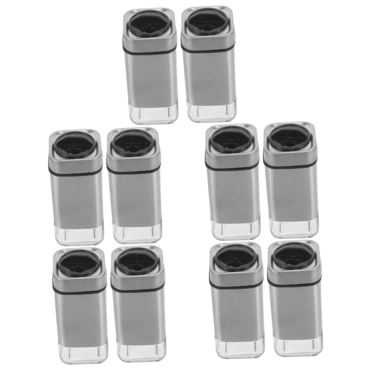 PRETYZOOM 10 Unidades De Botella De Condimento De Acero Inoxidable Dispensador De Botellas De Condimentos Dispensador De Salsas Draga Agitador Botella Agitadora Contenedor De
