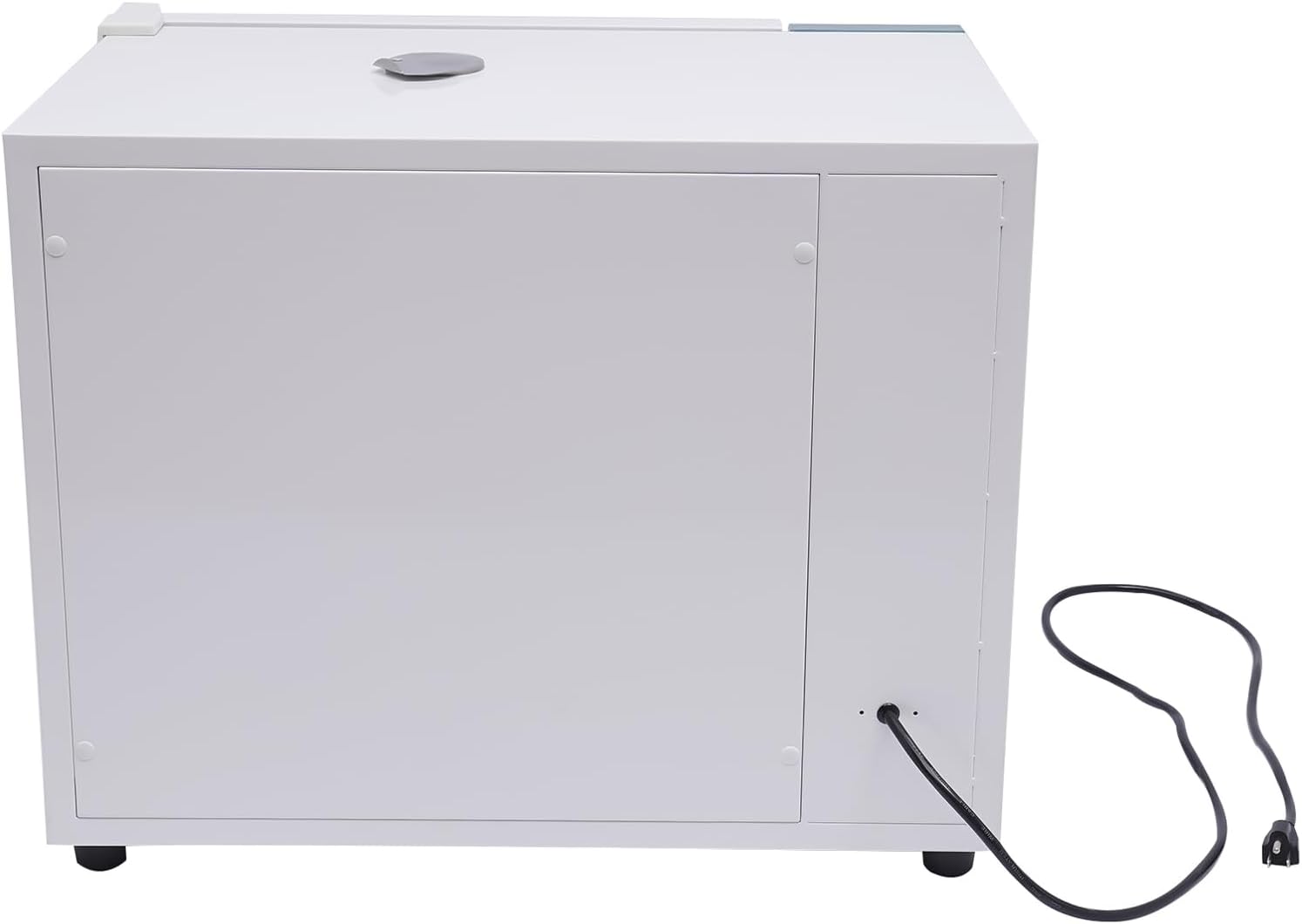 Rear view of the DNYSYSJ 101-0AB Lab Convection Drying Oven showing the power cord connection point.