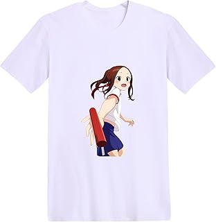 itachigo Teasing Master Takagi-san T Shirt Men/Women Casual Crew Neck Short Sleeves Tops Anime Print Streetwear T-Shirt