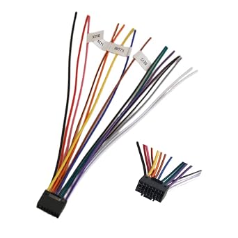 16PIN Radio Wiring Harness for Android Car Stereo 16Pin Universal Power Cable for Car Radio Double Din/Single Din