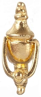 Melody Jane Dolls Houses Dollhouse Miniature Brass Door Knocker