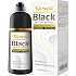 BLACK Hair Dye Shampoo 400ml- 100% Grey Coverage in Minutes- Ammonia Free Hair Color Shampoo Cover Gray Silver Hair- Instant Darkening Coloring At Home- Gift for Mom Dad