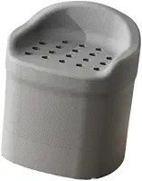 Bacia para escalda-pés, banheira portátil para escalda-pés, relaxante, balde de pedicure resistente para spa doméstico, Redondo