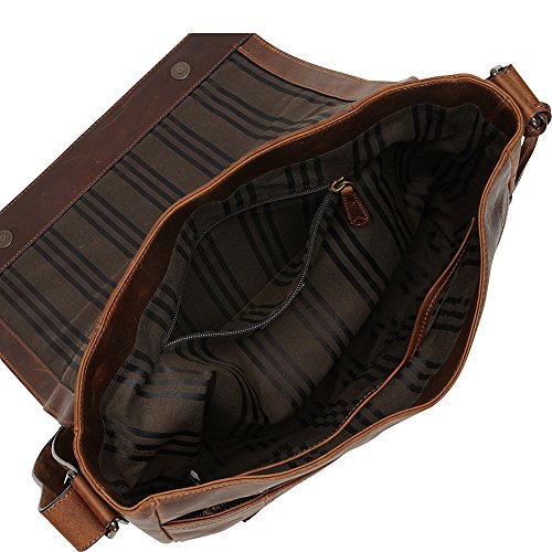 Frye Men's Logan Messenger Bag, Dark Brown, One Size3