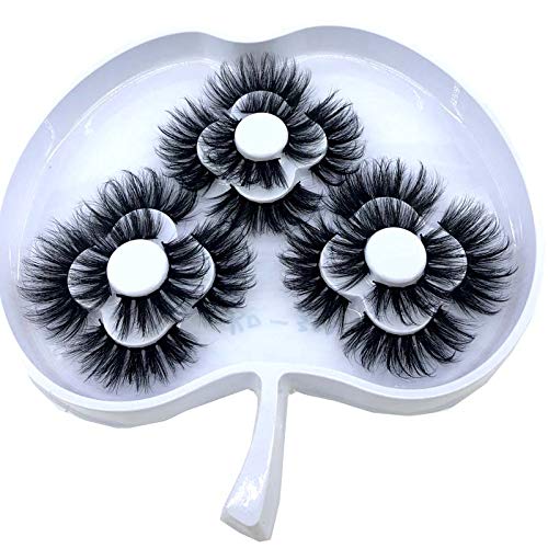 Hbzgtlad 9 Pairs Natural Long False Eyelashes 25Mm 5D Mink Eyelashes Thick Full Strip Lashes Luxury Makeup Dramatic Lashes 3D Mink Lashes (Kd-333) #TOP4