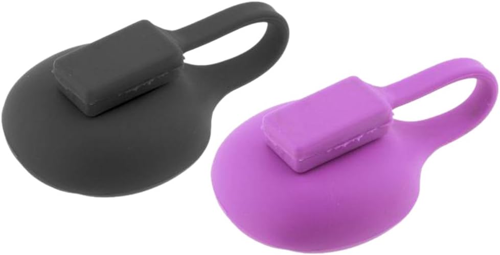 MagiDeal Sillicon Wireless Activity Tracker Clip for Jawbone UP Move Activity Tracker Purple Black