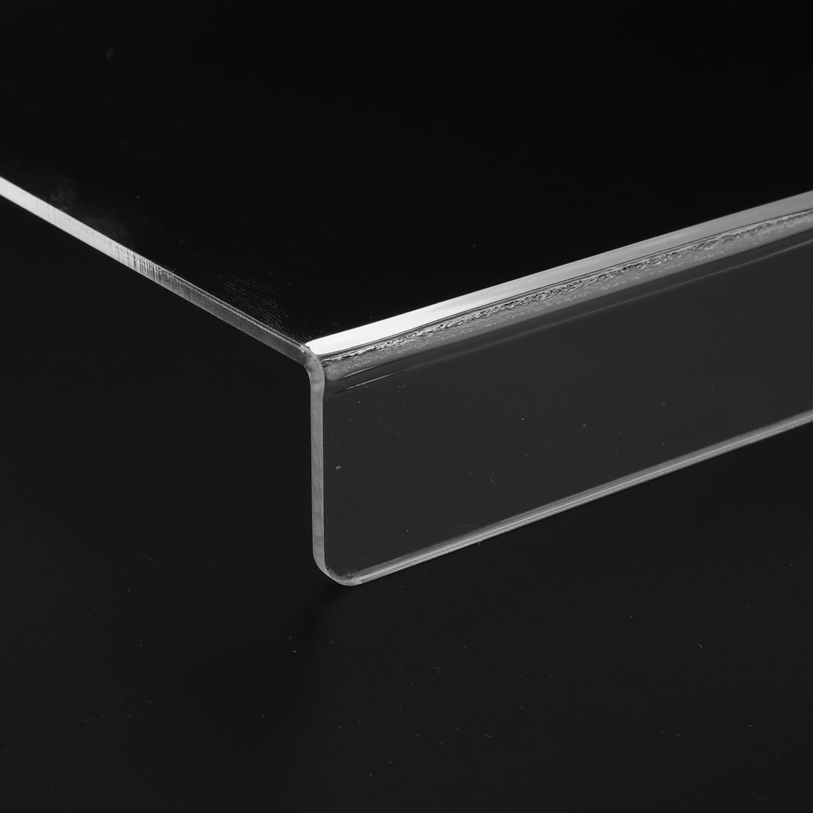 Tabla de cortar, tabla de cortar acrílica transparente para encimera, tabla de cortar reutilizable con borde de mostrador, tabla de cortar antideslizante para utensilios