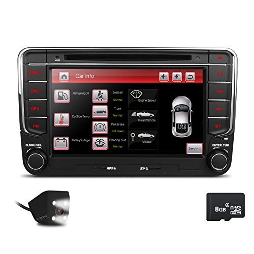 XTRONS Double 2 DIN 7 Inches HD Touchscreen Car Stereo DVD GPS Navi
