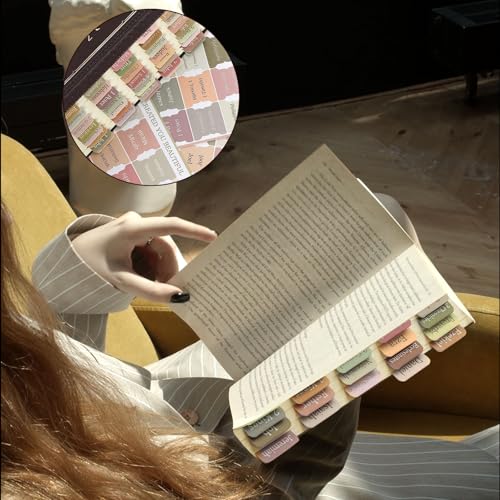 150 Bibel-Tabs für Frauen, YRYUNRUI Studienbibel-Index-Tabs, Studienzubehör und Materialien für das Tagebuchhalten für Frauen, Studium des Alten und Neuen Testaments (2 Farben)