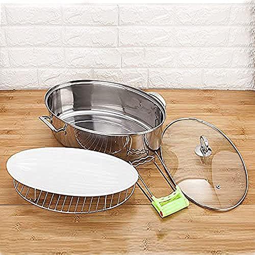 TamBee Cooling Rack Stainless Steel Baking Thick Wire Rack Cooling Grilling Rack Cookware 1PC (25 x 17 x 2cm)