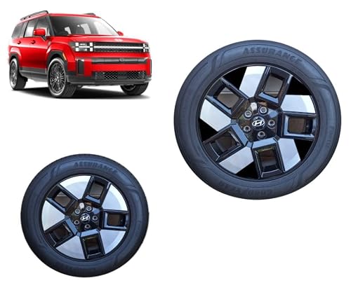 Wheels Rim Decals/Stickers/Overlays for Hyundai Santa Fe Hybrid 2024-2026 | Must Have for Hybrid Wheels as Accessory | Made in USA