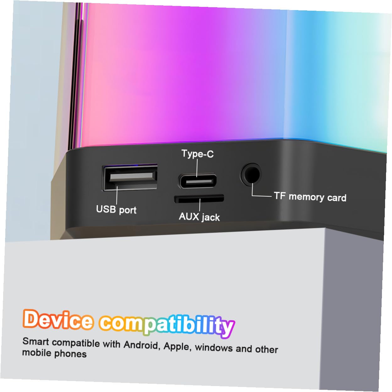 Mini Máquina de Karaoke Portátil con Micrófono y Altavoz