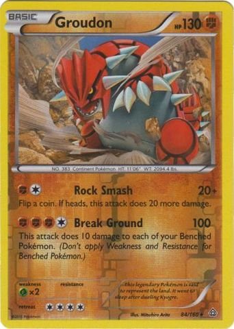 Pokemon - Groudon (84/160) - XY Primal Clash - Reverse Holo