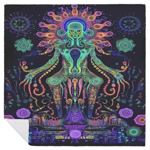 Servilletas de tela reutilizables Evil God para sustituir el papel con estilo suave 7