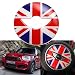 x xotic tech Red Blue Union Jack UK Flag 3D Steering Wheel Decal Sticker Cover for 2014 2015 2016 Mini Cooper F54 F55 F56 2017 F60