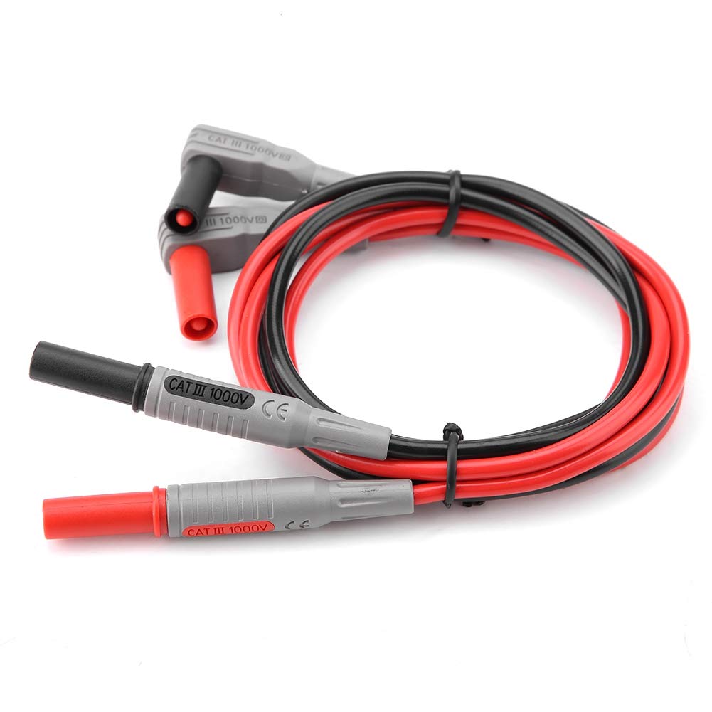28Pcs Bananenstecker Austauschbarer elektronischer Messleitungssatz mit Multimeter-Messkabel mit Bananenstecker und Krokodilklemme