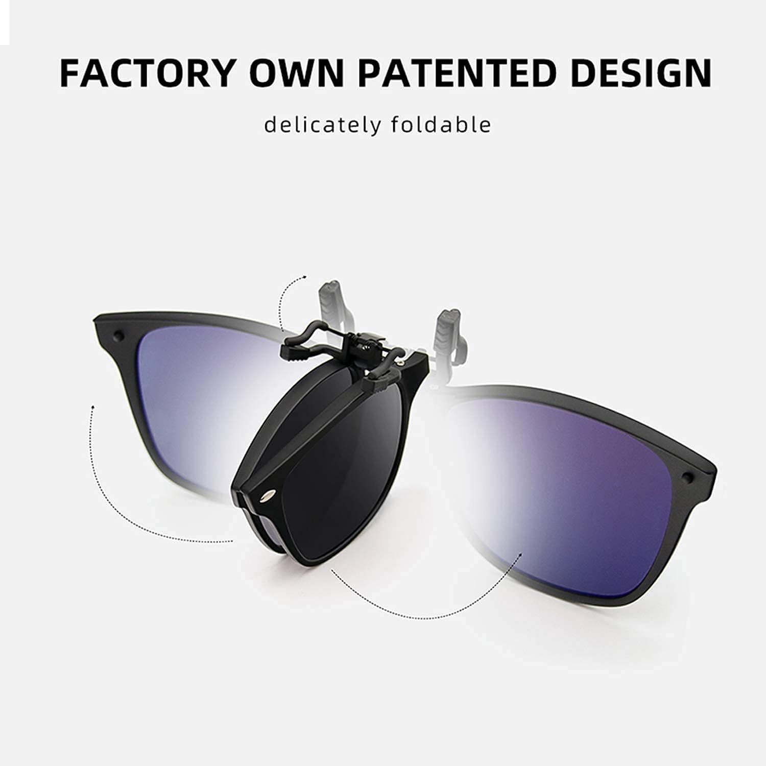 Polarized Clip on Sunglasses for Men & Women UV Protection