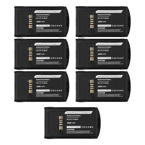7 Pack MC3200 Scanner Battery Compatible with BTRY-MC32-52MA-10 BT-000375 BTRY-MC32-01-01 BTRY-MC32-52MA-01 MC32N0 MC32N0-S
