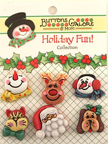 Botones 3D de Navidad Botones Galore mercería scrapbooking 7