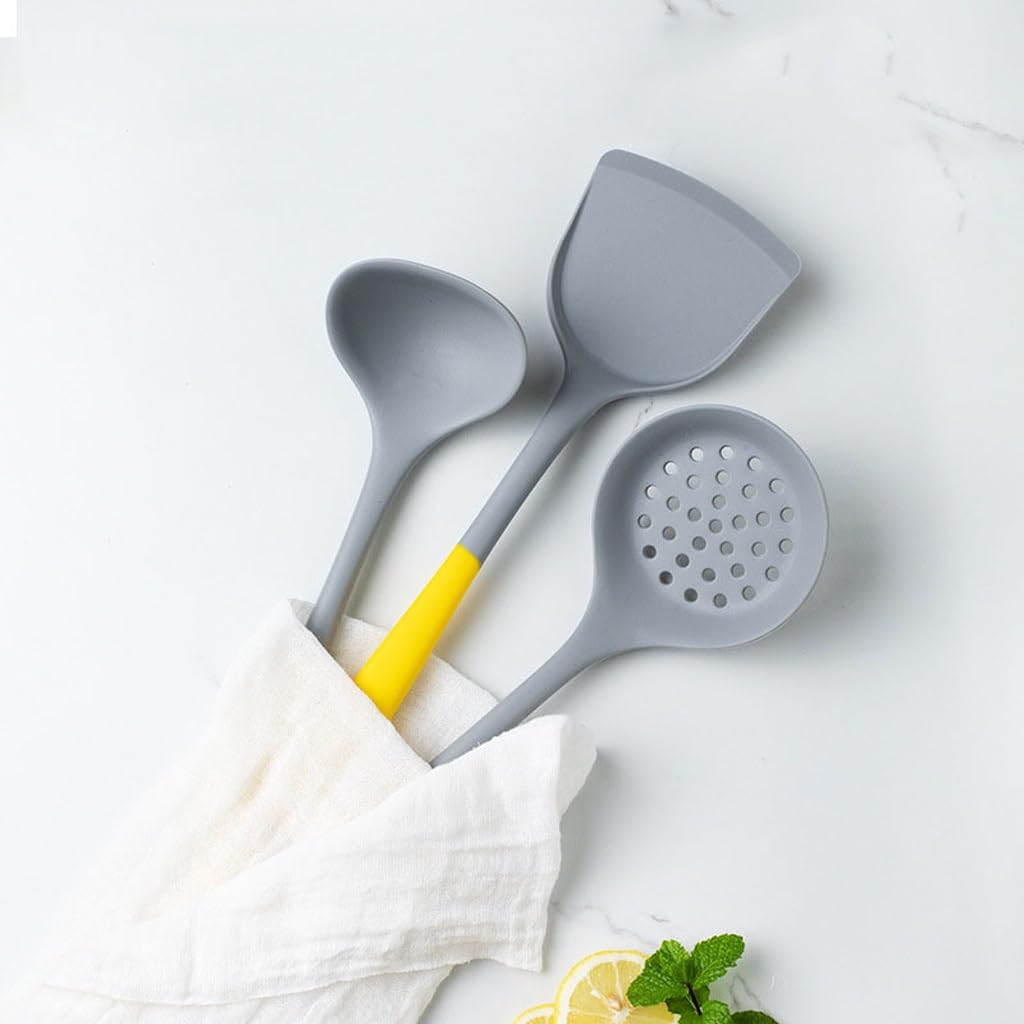 Juego de Utensilios de Cocina, for sartén Antiadherente, cucharón y espátulas for Wok