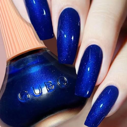 Major Dijit Vernis à ongles à séchage rapide bleu perle vernis à ongles d'été Nail Art vernis à ongles normal gratuit 0,42 fl oz.