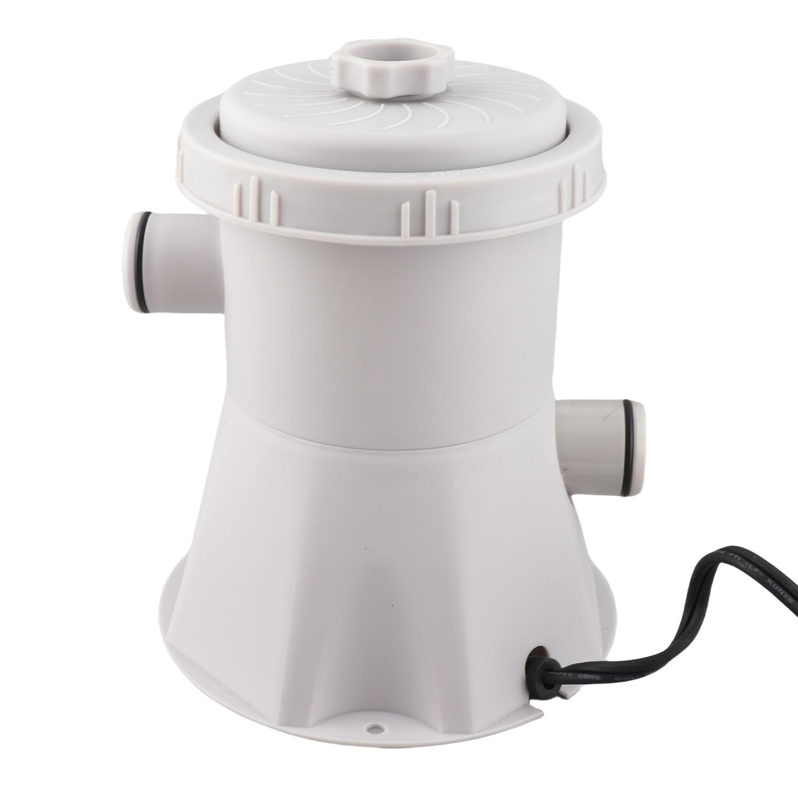 Pompa filtro per piscina, portata 300 GPH, filtro per pompa dell'acqua della piscina, cartuccia ad alta efficienza filtro elettrico per piscina per migliorare la circolazione e la filtrazione