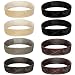 SIQUK 8 Pcs Wig Grip Band Velvet Wig Headband Adjustable Wig Scarf Hat Grip Band Hook and Loop Hair Band for Women