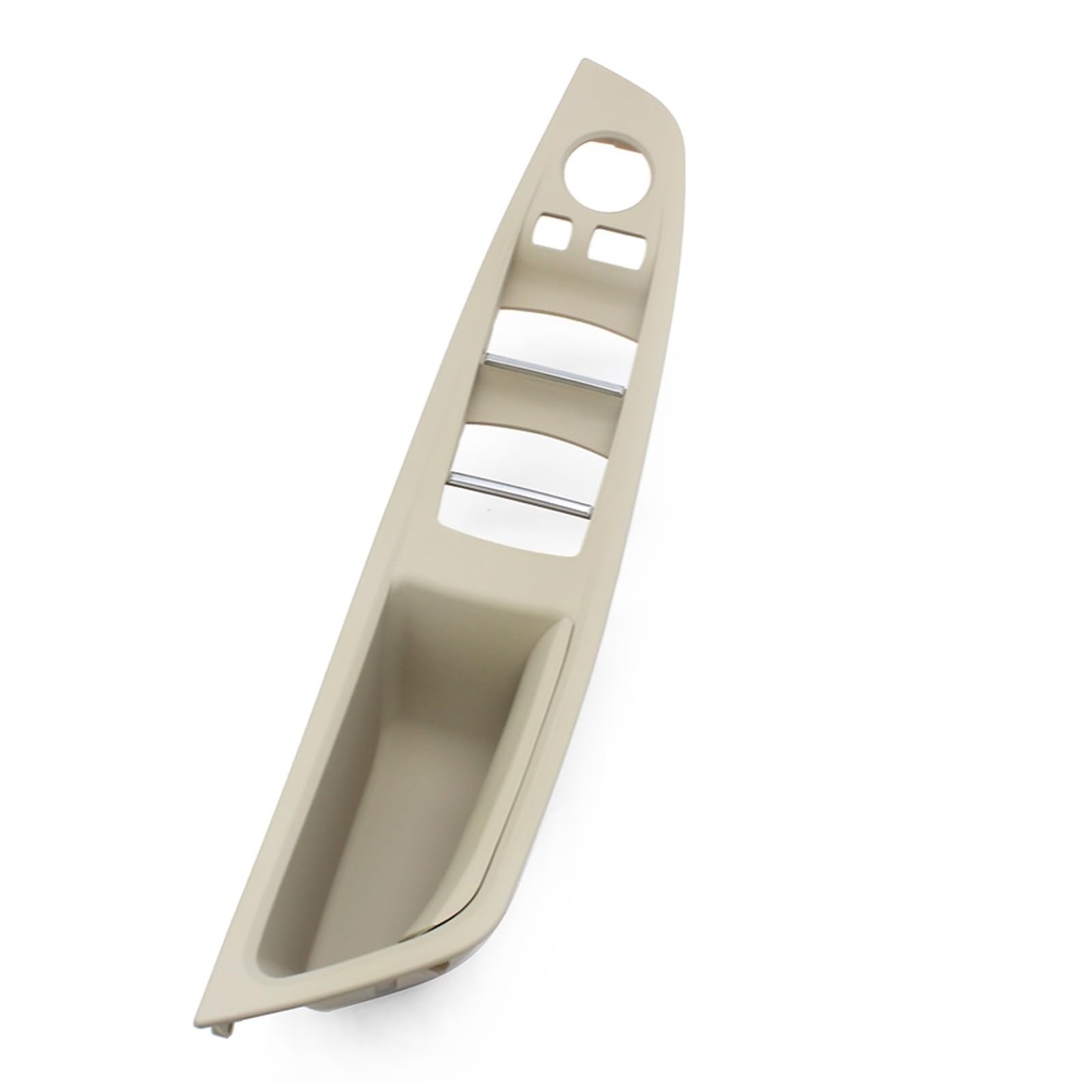 OEXRIGRU Car Interior Door Handles for BMW 5 Series F10 F11 F18 520i 523i Car Interior Door Armrest Window Switch Panel Pull Handle(Left Armrest Oyster)